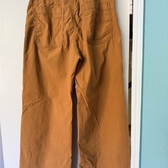 Anthropologie High-Rise Wide-Leg Jeans in Tan - Picture 2 of 7